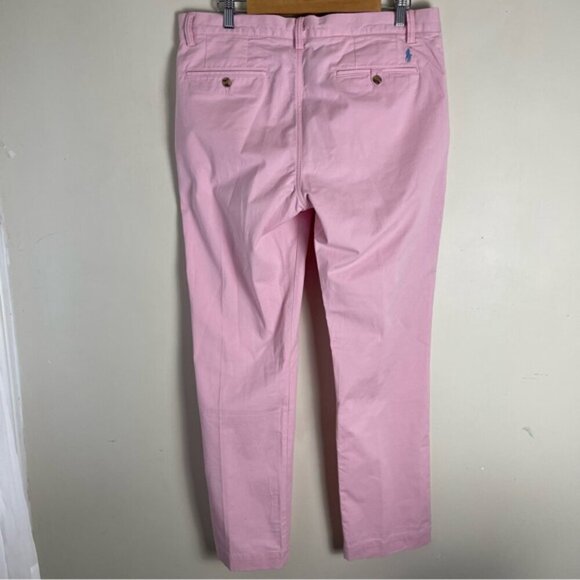 Polo Ralph Lauren Men’s Washed Stretch Straight Chino Pant Carmel Pink 34/32 - Picture 4 of 16